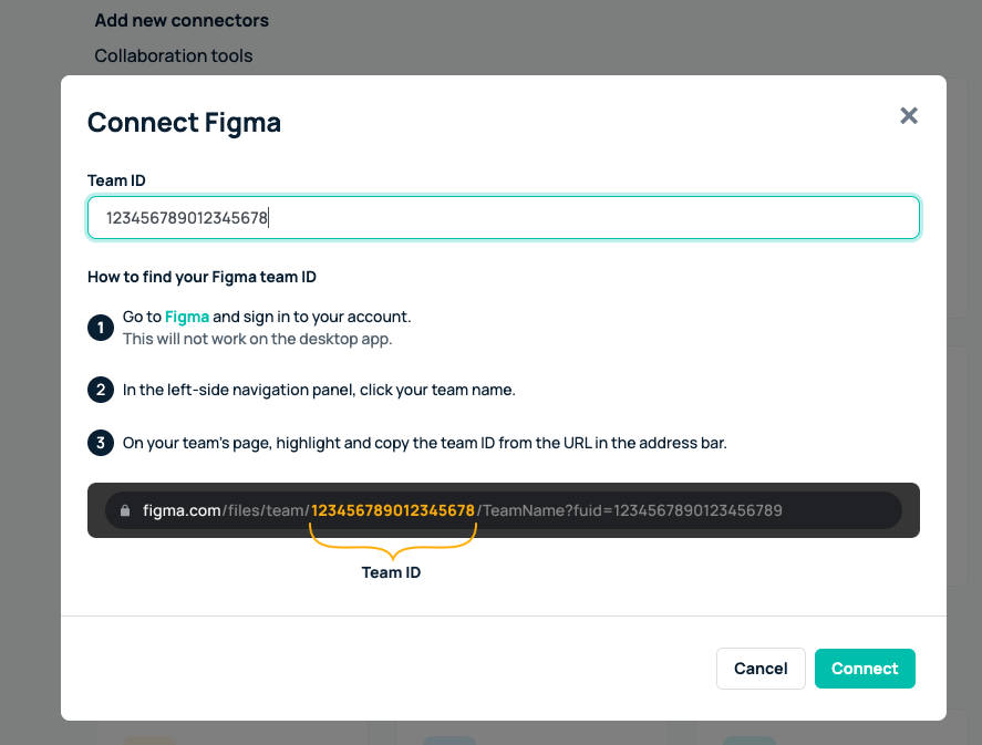 connecting the figma app